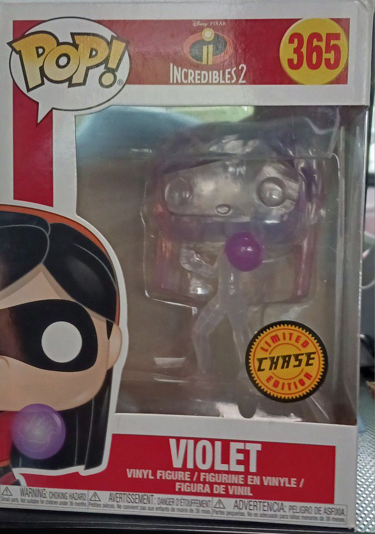 Funko Pop, Chase Limited Edition,  Incredibles 2 Violet  #365