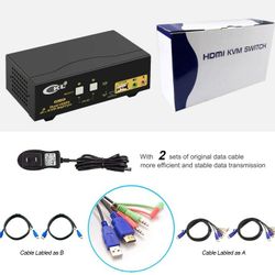 CKL HDMI KVM Switch 2 Port 4K 30Hz Dual Monitor Extended Display (CKL-922HUA)

  Ig