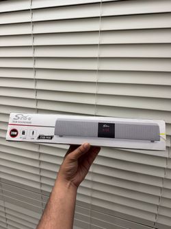 Sing-e CQS R35 RGB Bluetooth Soundbar – 20W Portable Wireless Speaker with Vibrant LED Lights, USB/TF Card/AUX Support ($29.99)