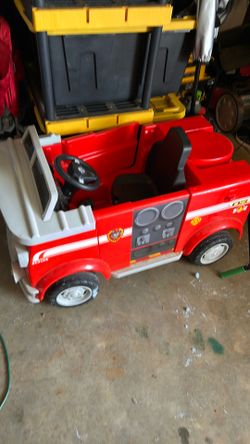 Free paw patrol power wheel (needs new battery)