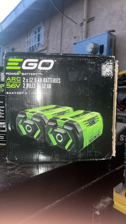 Ego  2x 12.0 AH Batteries
