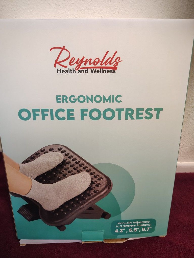 Ergonomic Office / Home Footrest ( NEW ) Reynolds Health and Wellness 