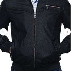 Maczoo Men’s Leather Jacket