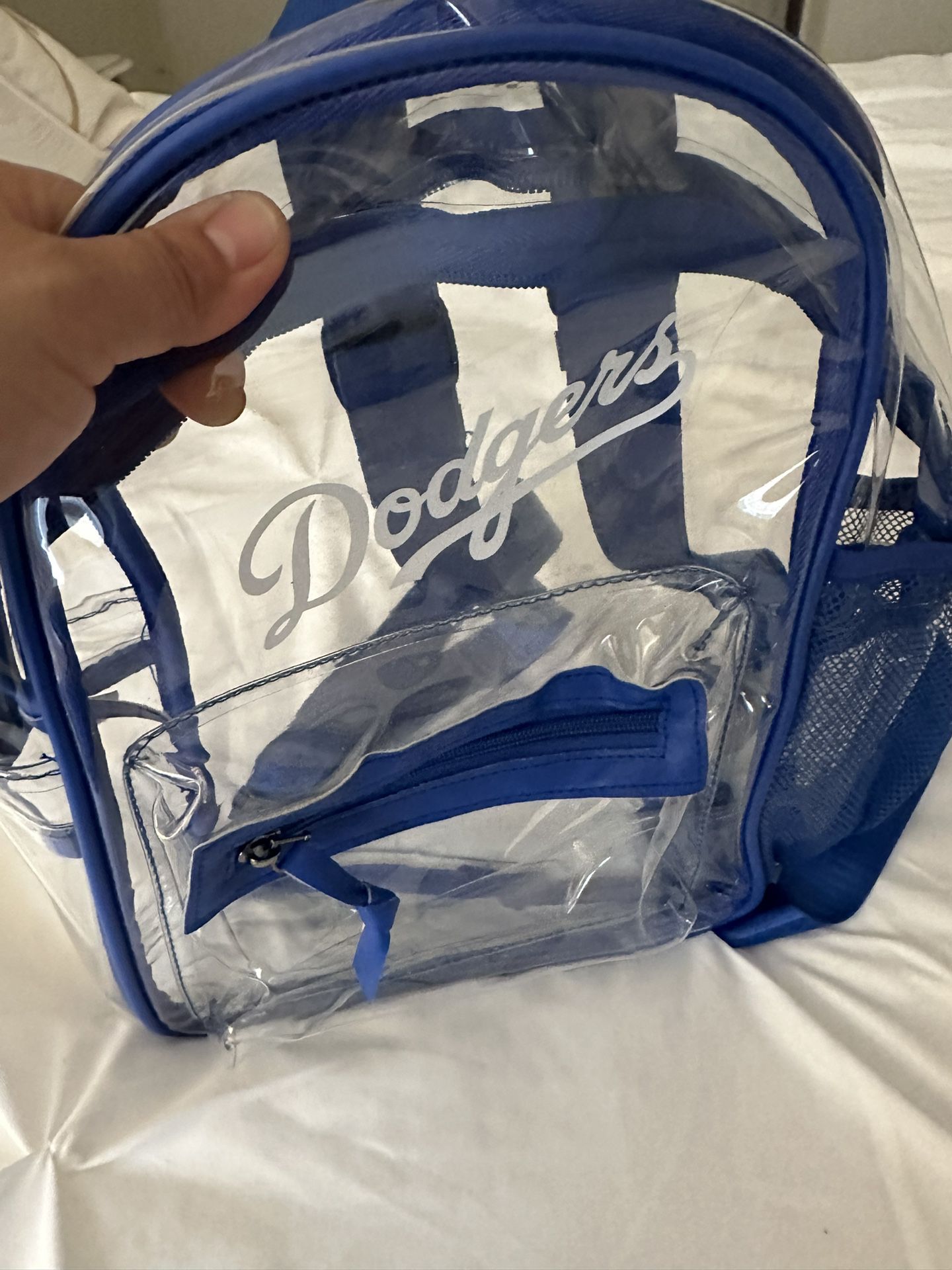 Clear Dodger Backpack Heavy Duty for Sale in Los Angeles, CA - OfferUp