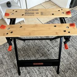 BLACK+DECKER WM125 Workbench, Black, Steel, Painted