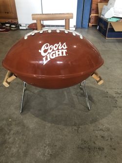 Tail Gate Football BBQ  Coors Light Tailgate BBQ Charcoal. Never used.  Seattle Road Hill Pick up Cash