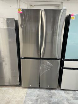 Samsung refrigerator French door 4 doors counter depth stainless steel