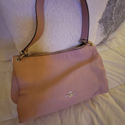 Beautiful Unique Soft Leather COACH designer Handbag PURSE