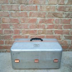 Vintage Herter's Inc. Aluminum Expandable (7) Multi-Tier Tackle Box 
