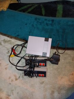 NES-Style Mini Retro Game Console with Controllers