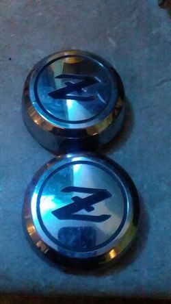 1970s Datsun Wheel Z center caps