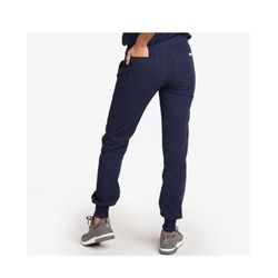 Figs Scrubs Moca Tech Jogger Pants For Women XS Navy