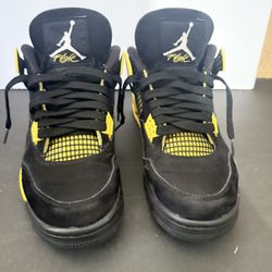 Air Jordan 4 Retro Yellow Thunder Size 9