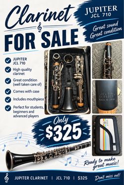 Jupiter clarinet