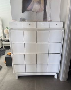 Dresser, 2 night stands (marble top) & chest drawers