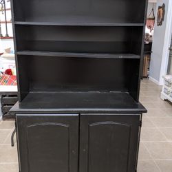 Black Shelf Cabinet