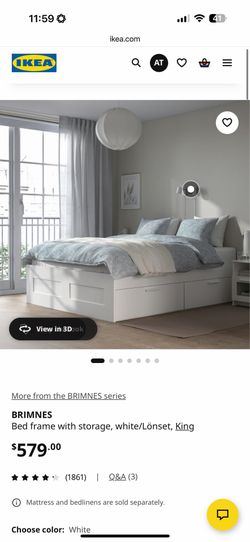 IKEA bed frame king size