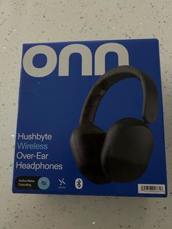 Onn Hushbyte Wireless Over-Ear Headphones