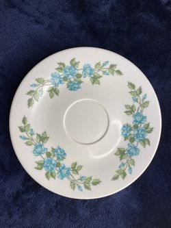 Stunning Vintage Teal Saucer (no teacup). Best offer or barter.