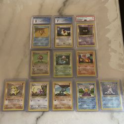 Shadowless Pokemon Collection (read Description)