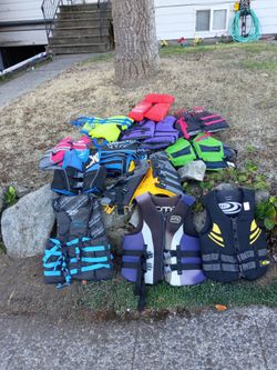 Life jackets all kinds