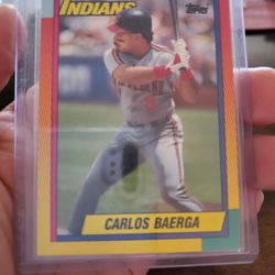 Cleveland Indians Carlos Baerga Rookie Baseball Cards 
