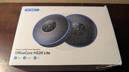 EMEET M220 Bluetooth Speaker, Daisy Chain/Use Alone up to 16 attendees