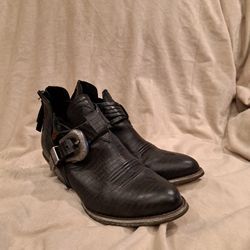   ARIAT Black Leather Booties Women's Size 8.5