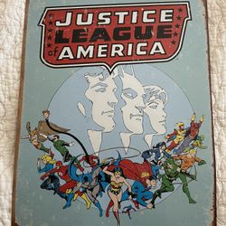 Justice league Decorative Sign