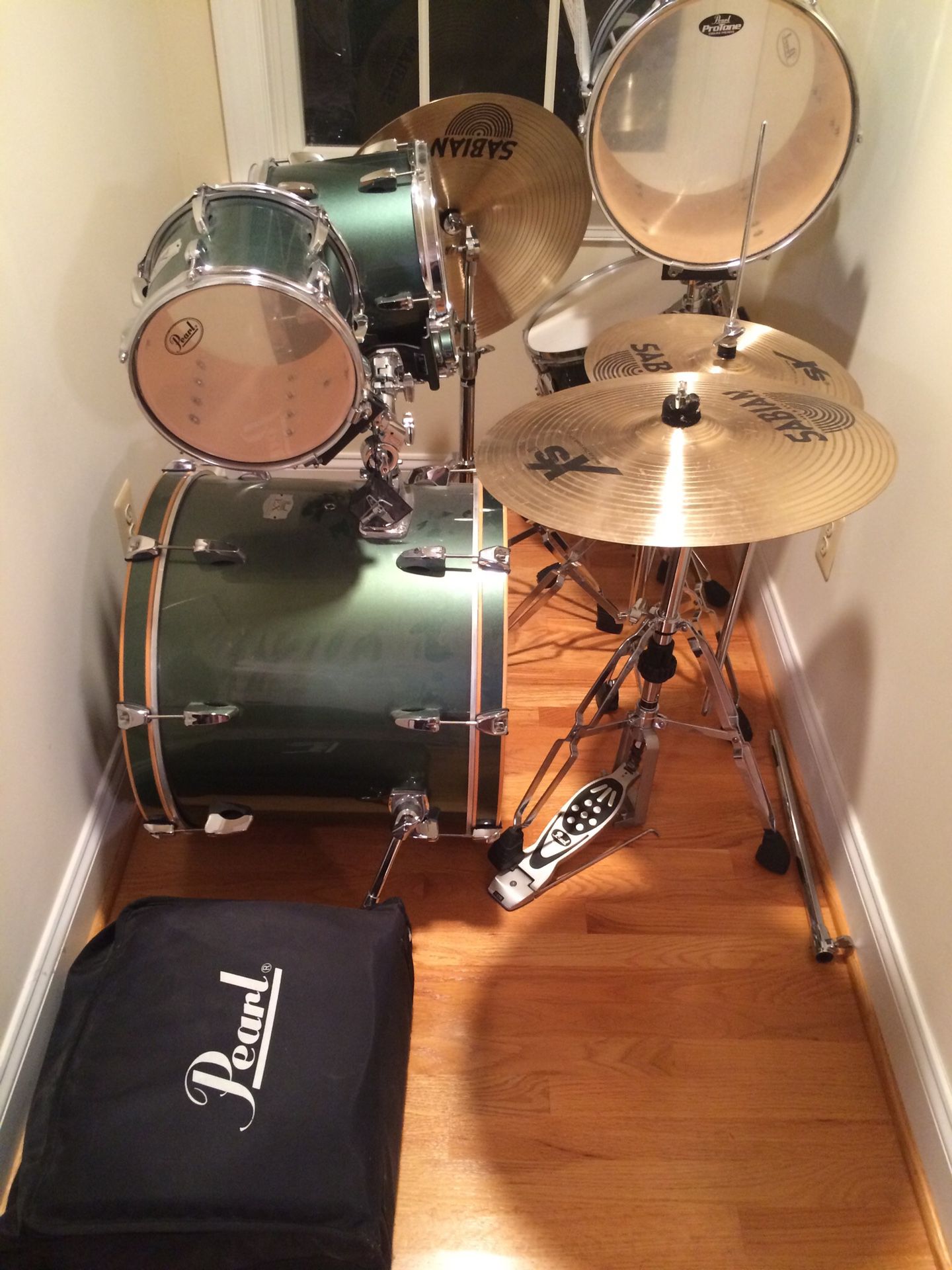 Pearl EX 5 piece drum set