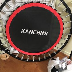 Trampoline Black Red Kanchimi
