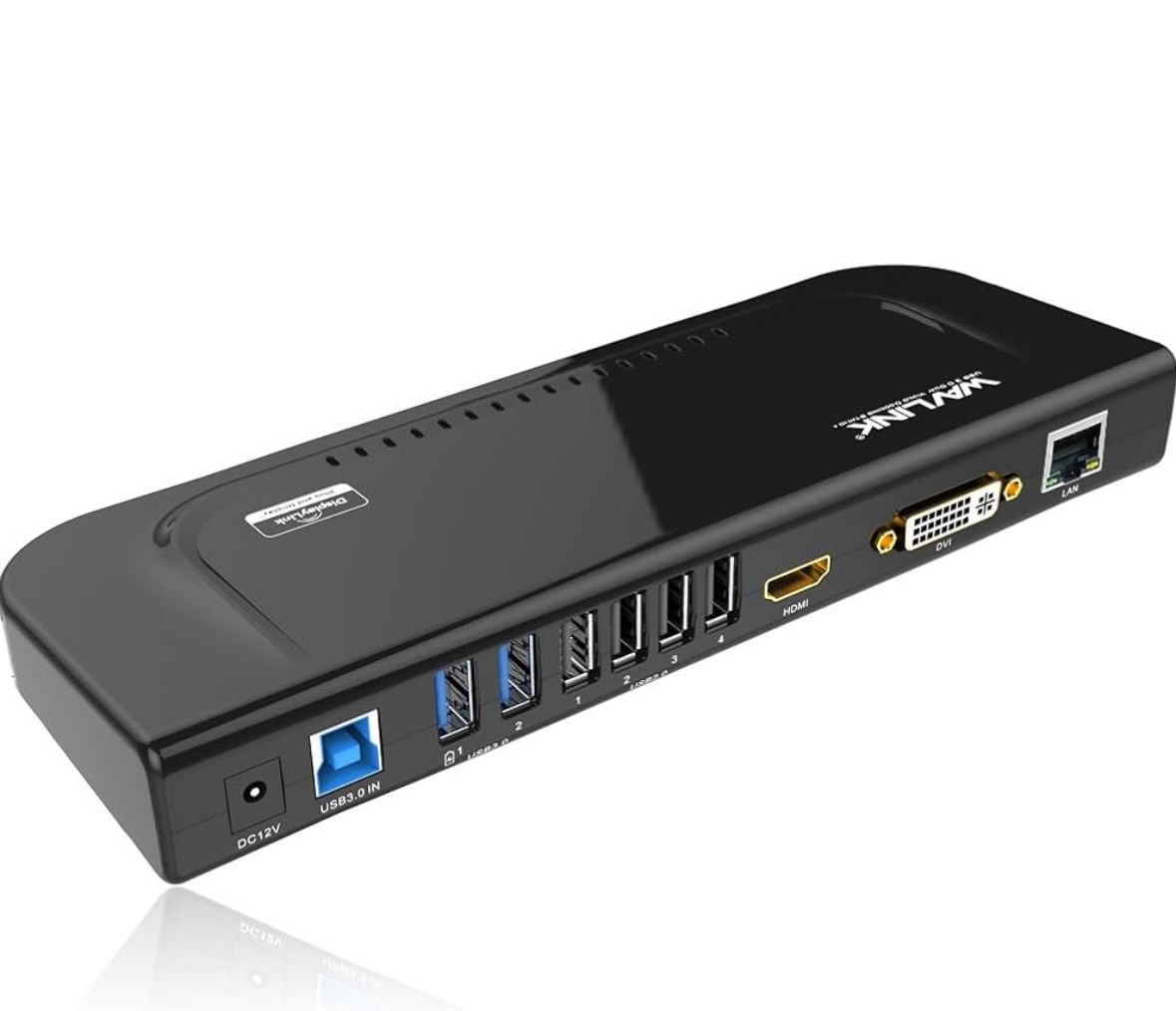 Wavlink WL-UG39DK1 Dual 2K USB 3.0 Universal Docking Station (Open Box)