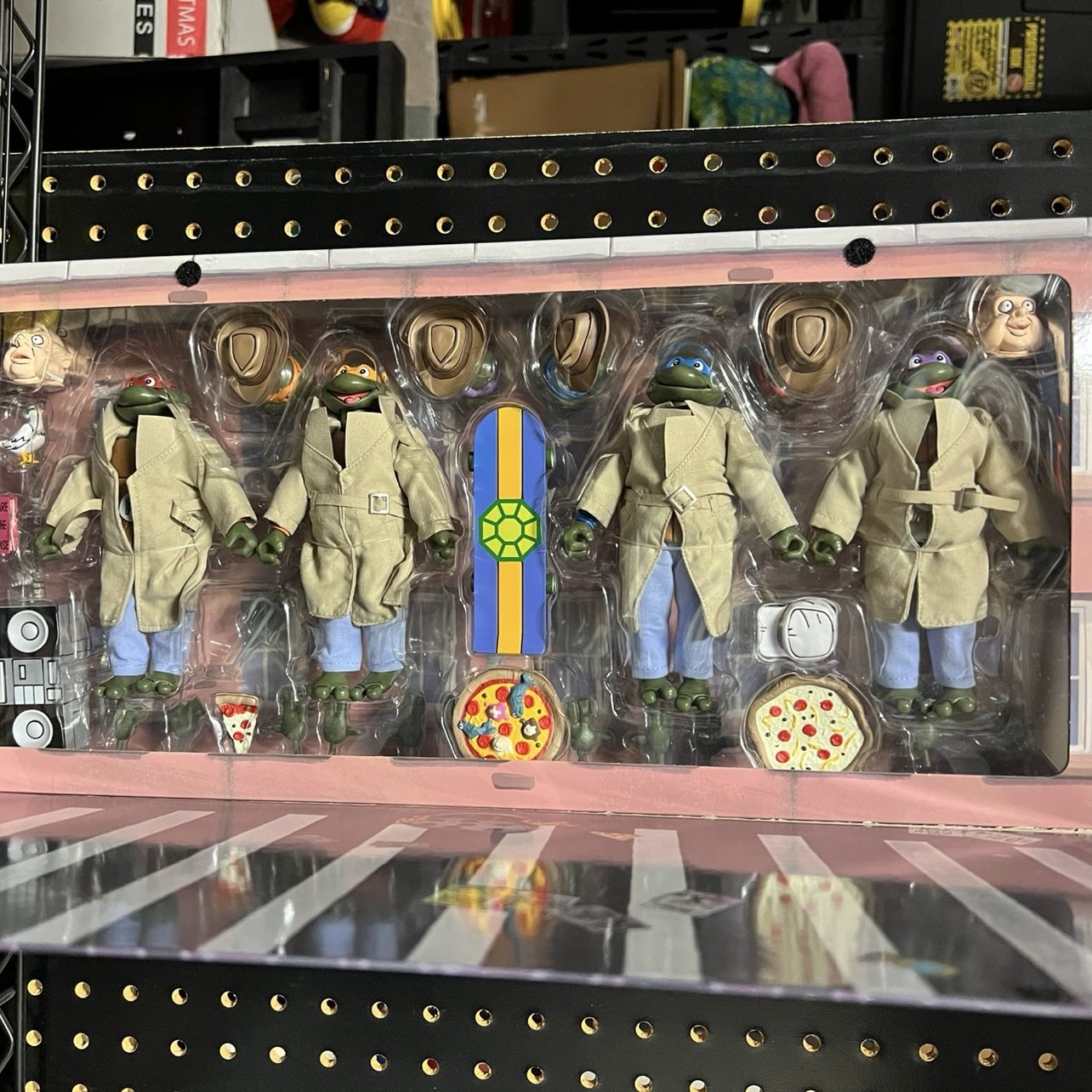 NECA Teenage Mutant Ninja Turtles Turtles In Disguise Four Pack