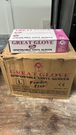 Disposable vinyl gloves