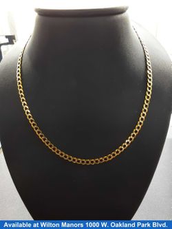 Cuban Link Chain - Yellow Gold 10k (.417) 5.1 grams 18 inch
