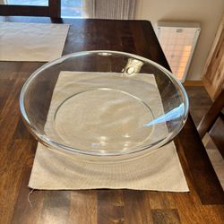 Vintage large glass bowl 
