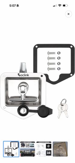 Loclink Stainless Steel T-Handle Latch Lock Kit