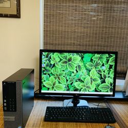 Desktop Package w/ 24” Monitor, 32GB Ram, WiFi, Intel i5, Win 11 Pro, MS Office 2024