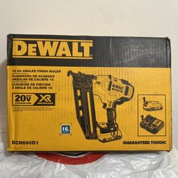 DeWalt Xr 20v  16g Angle Finish Nailer Kit