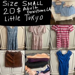 Adult Small size or ( teen  )20$ for all the clothing . Pick up downtown LA Little Tokyo area.