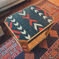 Hand Carved Side Table