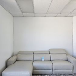 Real Leather Sectional Sofa-Nevio 