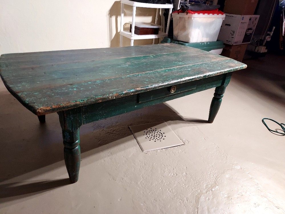 Distressed Vintage Coffee Table