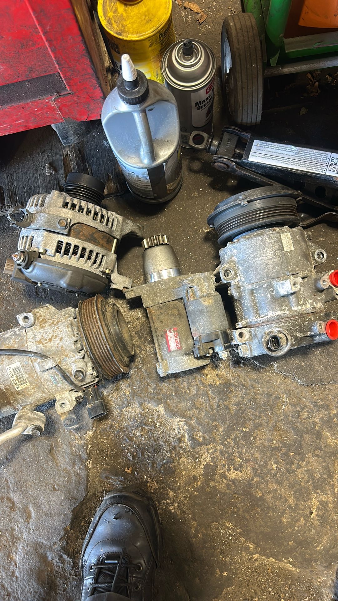 Ac Compressor, Starter, Alternator 2011 Toyota Camry 2.5