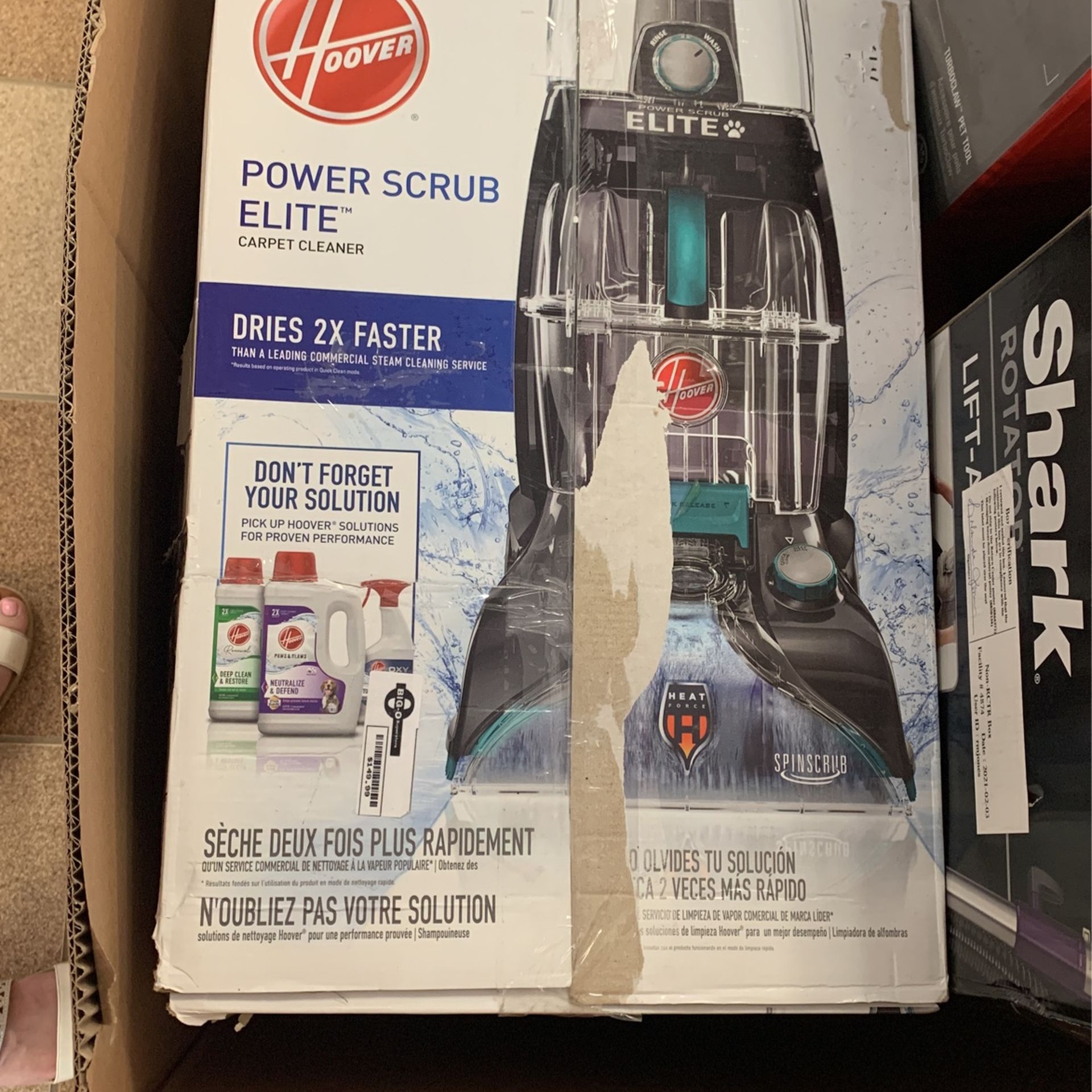 Hoover power scrub elite carpet cleaner