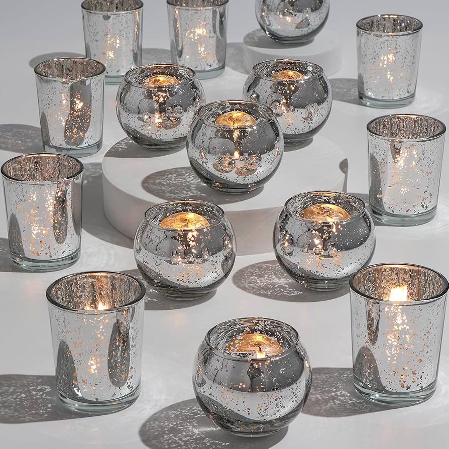 48PCS Assorted Votive Candle Holders