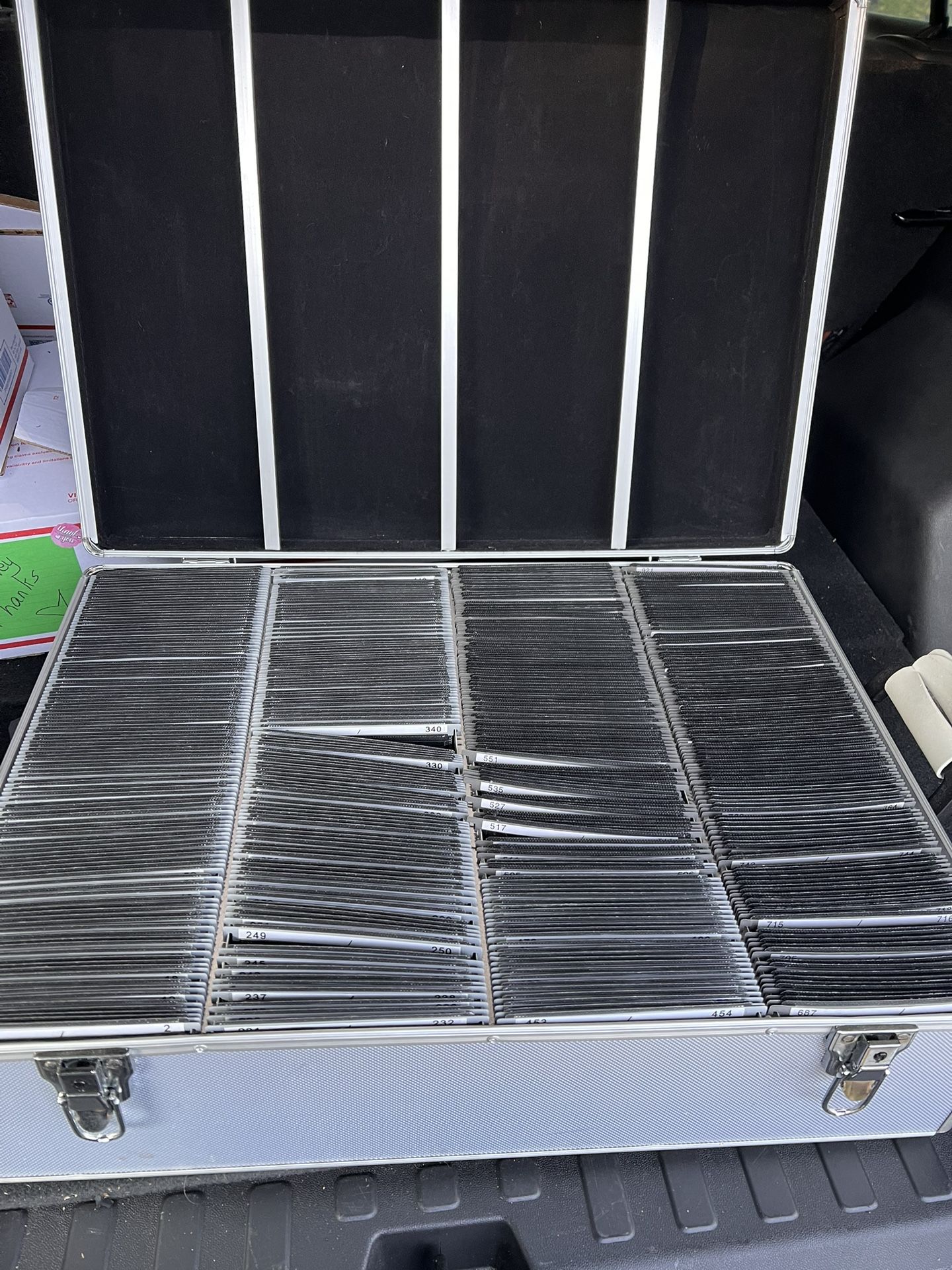 3of3 MAKE OFFER 850+ DVDs with Silver case and an itemized spreadsheet.