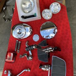 Assorted Used Harley Davidson Parts, All Are Off Of A 2004 Fatboy
