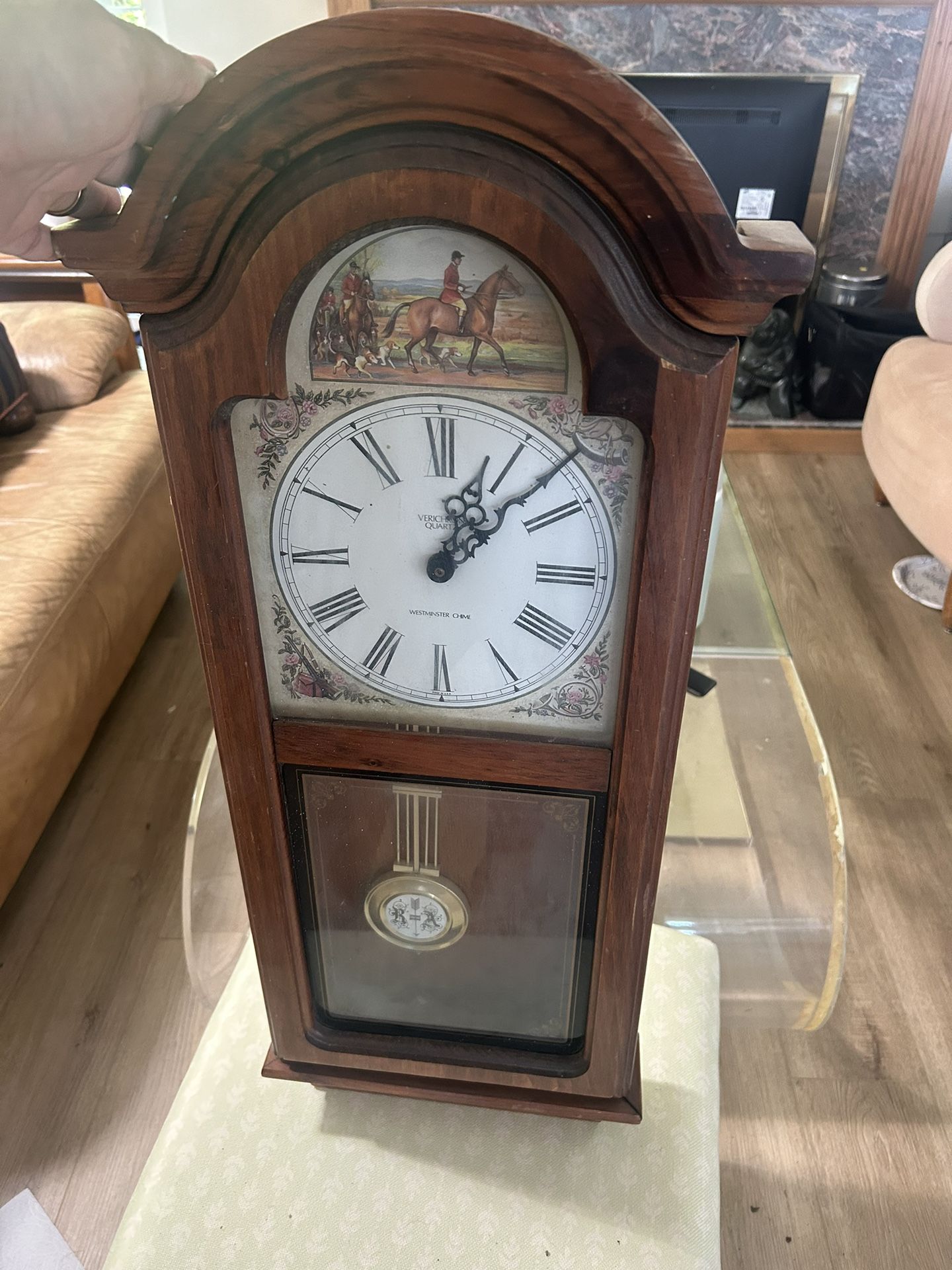 Verichron Quartz Grandfather Clock