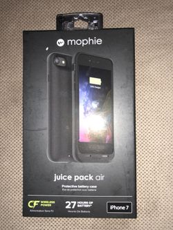 iPhone 7 Mophie with charger